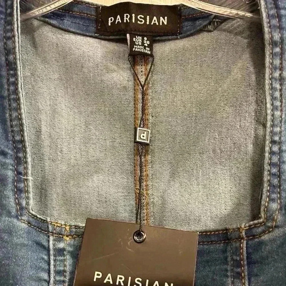 Parisian Works Denim Blue Dress - Picture 6 of 9